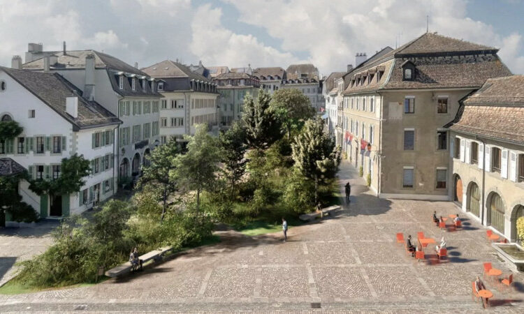 Faire de la place au végétal, à Nyon