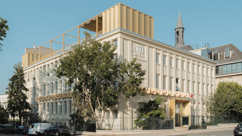 À Saint-Mandé, restructuration de la médiathèque par Antonio Virga