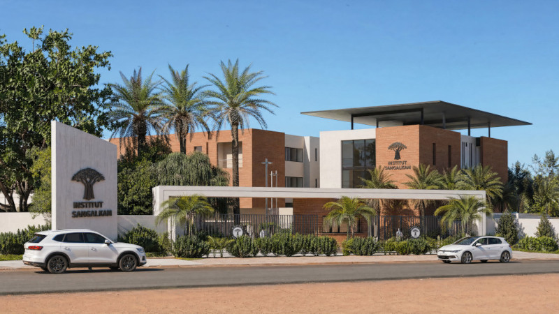 Au Sénégal, Institut Sangalkam, par ID+EA Architecture