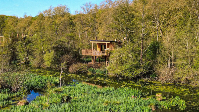 À Moret-sur-Loing, les Cabanes de l’Orvanne, par AW²