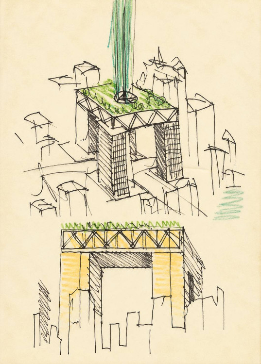 New York, Esquisse du nouveau WTC