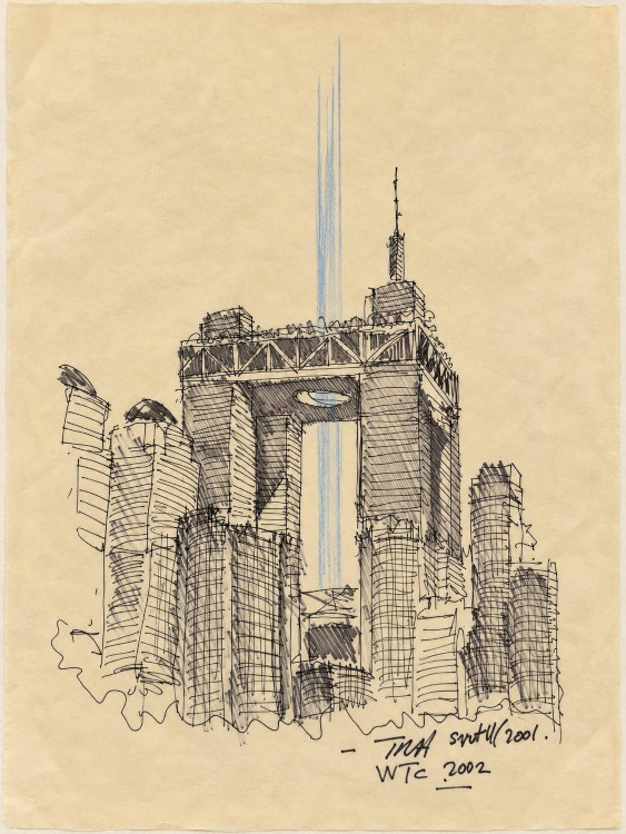 New York, Esquisse du nouveau WTC