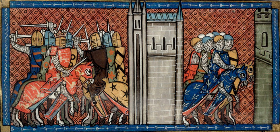 Jean sans Terre et Louis le Lion à la bataille de La Roche-aux-Moines