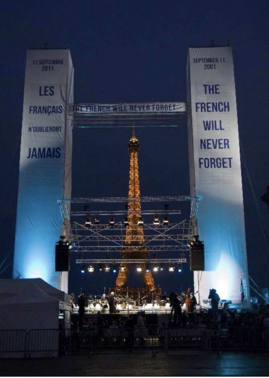The French will never forget