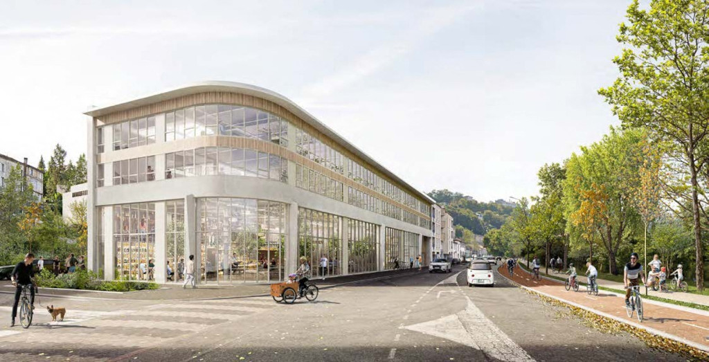  Angoulême, réhabilitation dr l'ancien garage FIAT 