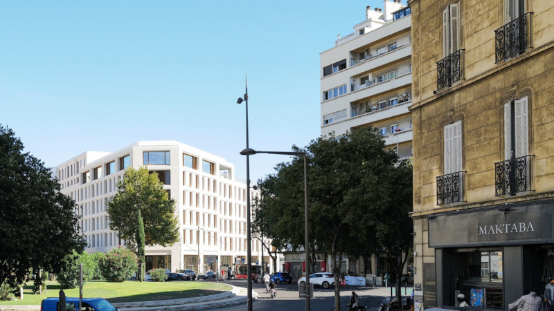 À Marseille, Campus OMNES par AT architectes