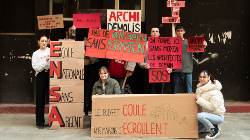 Les étudiants en archi dans le mouv’