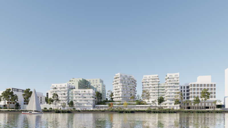 À Choisy-le-Roi, logements, crèche et commerces par BGA