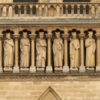 La balustrade de la galerie de la Vierge